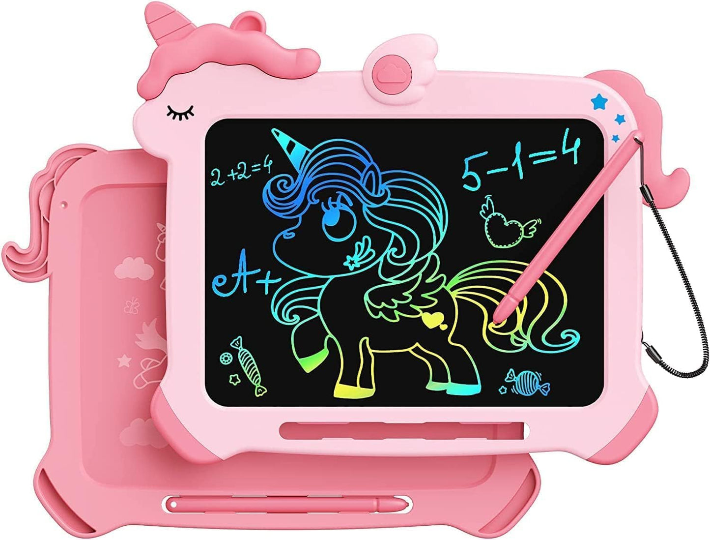Unicorn LCD Writing Tablet for Kids - Kikapabi Educational Doodle Board for Ages 3-7